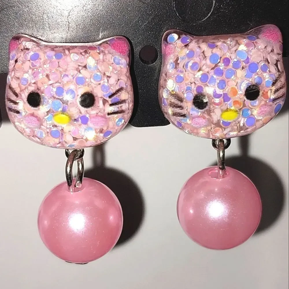Beautiful fashion clip-on kids earrings